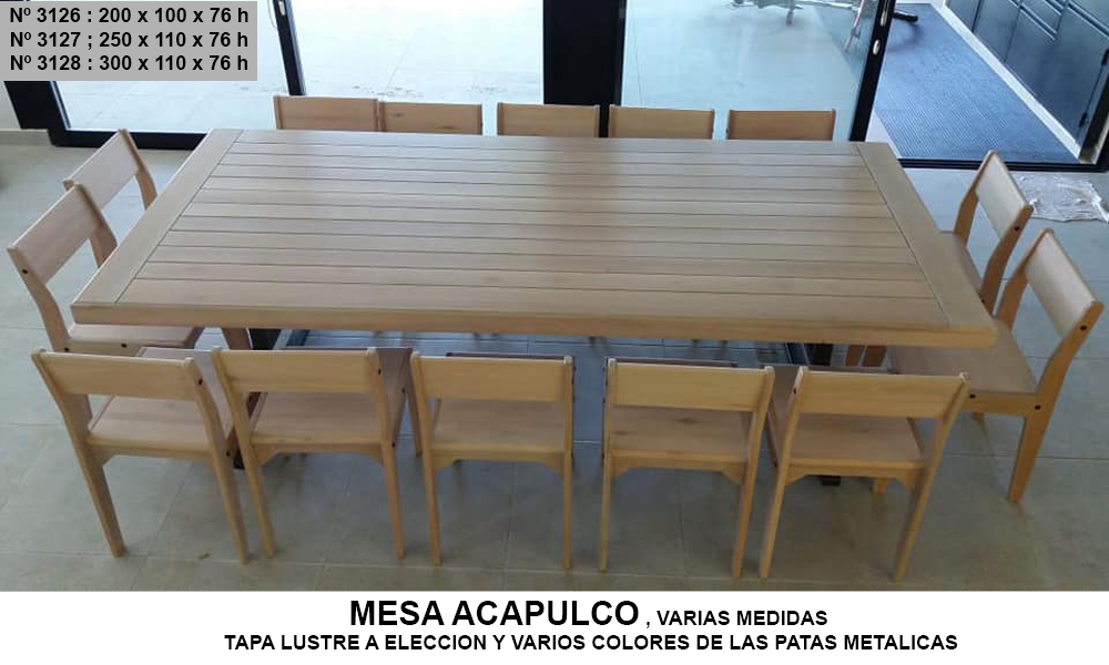 JARDIN Y QUINCHO, MUEBLES